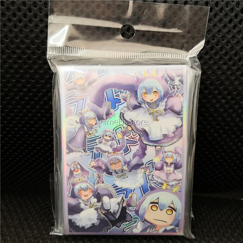 Card Penny Sleeve - 50เกมชิ้น/ถุง Yu-Gi-Oh! Dragonmaid ซองใส่บัตรลายอะนิเมะ Yugioh เคสป้องกันบัตรสำหรับเป็นของขวัญ