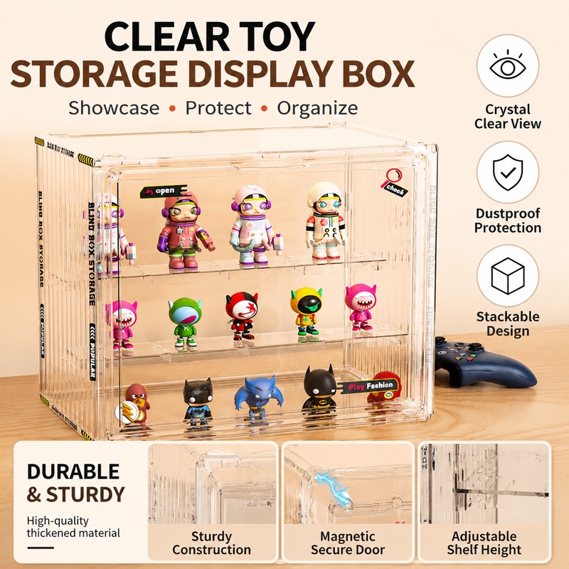 ตู้โชว์อะคริลิคขนาดใหญ่สำหรับก - Pop Display Shelf บทวิจารณ์และราคา