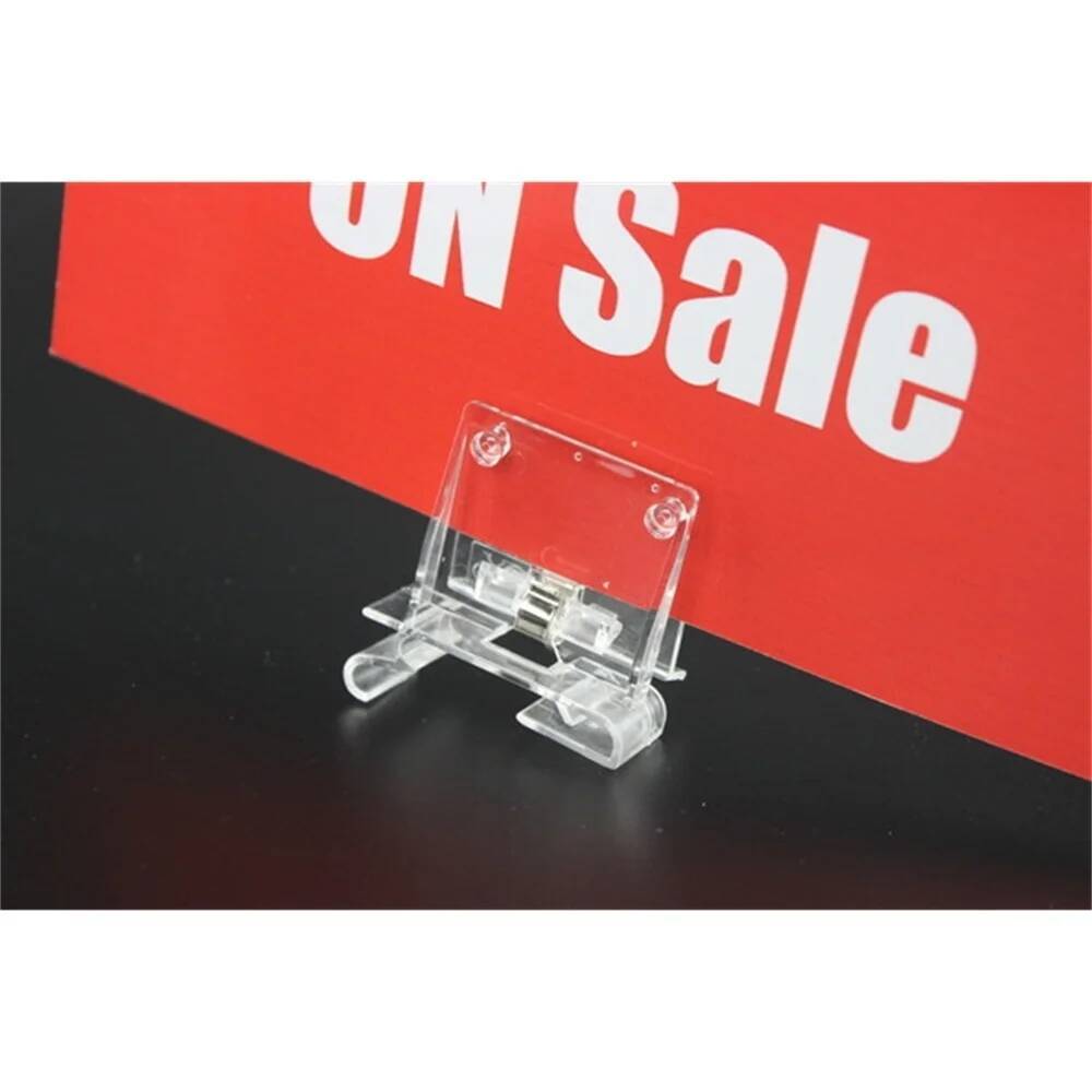 ที่แขวนป้ายราคาแบบคลิปหนีบพลาส - Pop Display Shelf บทวิจารณ์และราคา