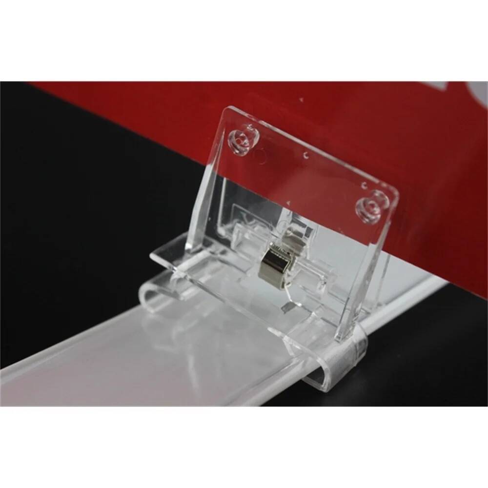 ที่แขวนป้ายราคาแบบคลิปหนีบพลาส - Pop Display Shelf บทวิจารณ์และราคา